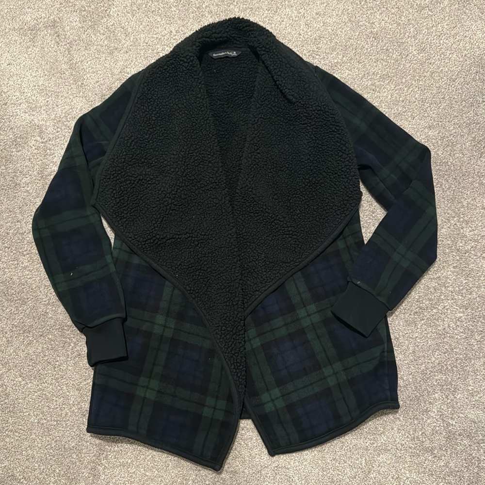Abercrombie & Fitch Flannel Cardigan